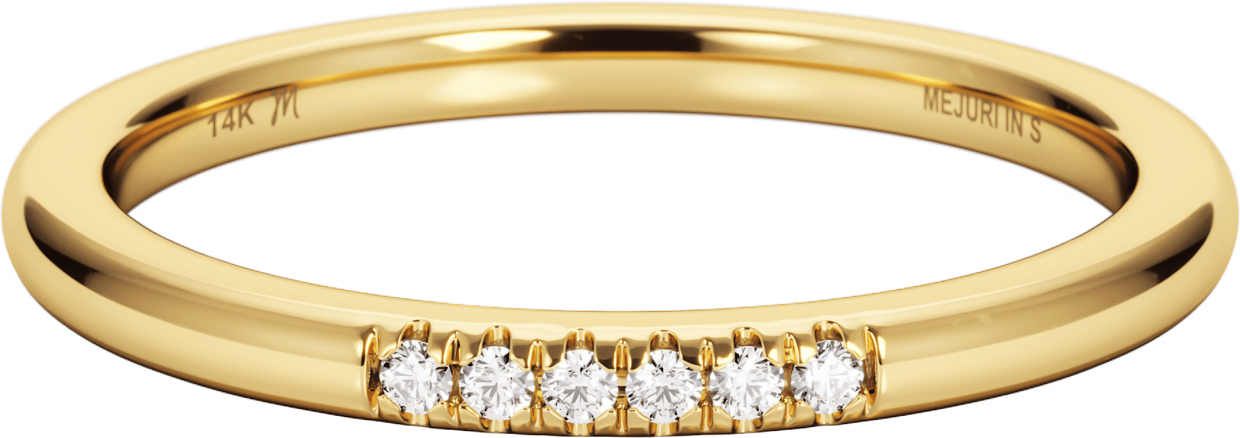 Diamonds Line Ring