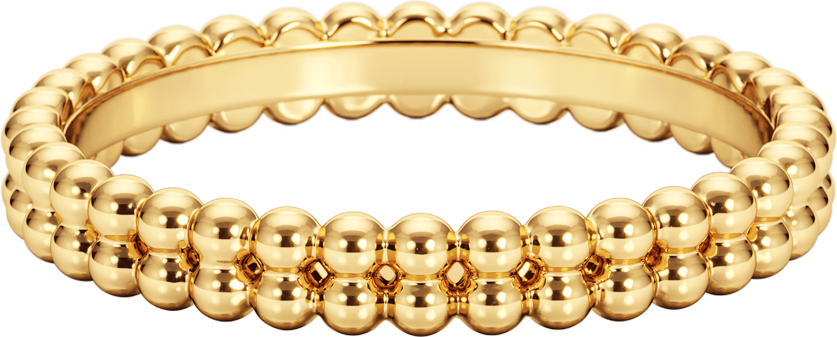 Duo Beaded Stacker Ring