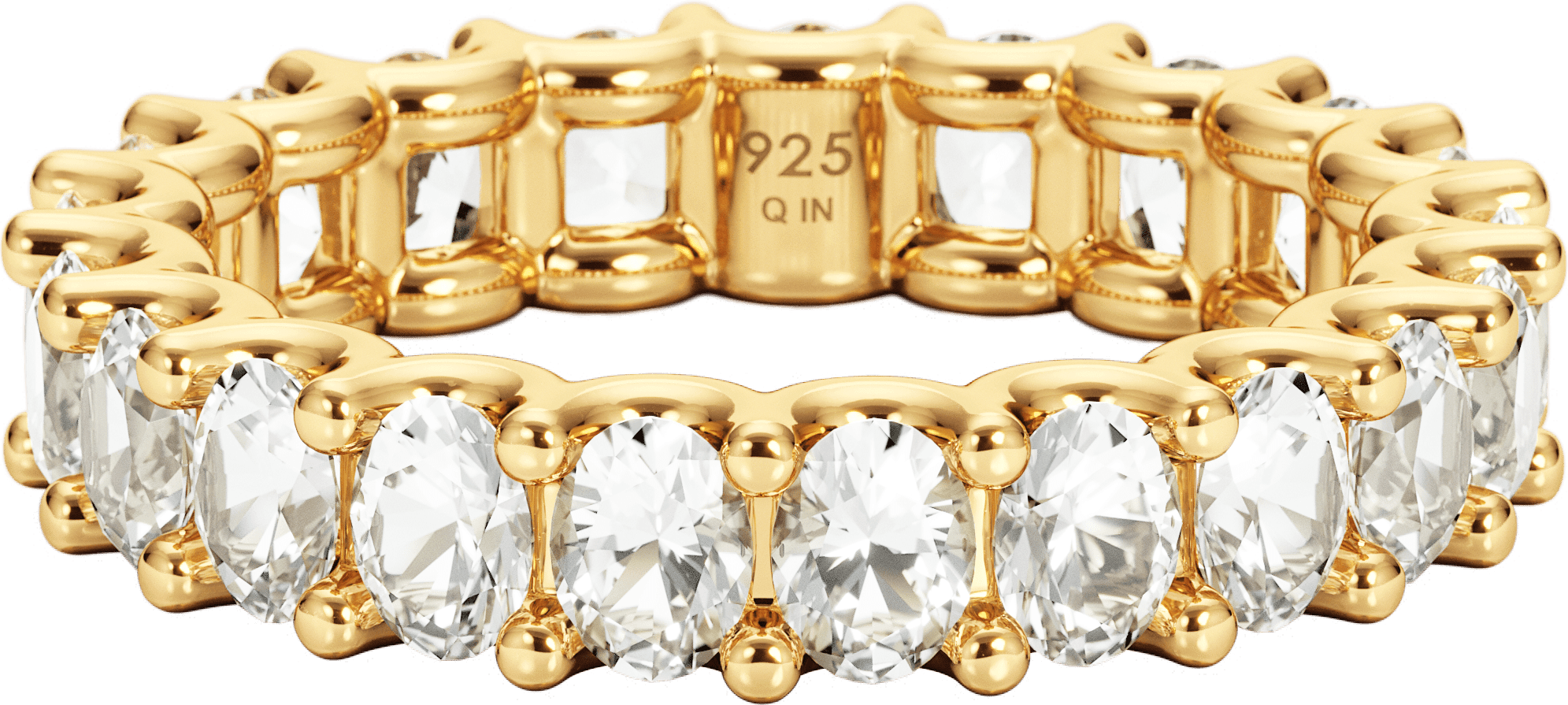 Aurora Oval Eternity Ring